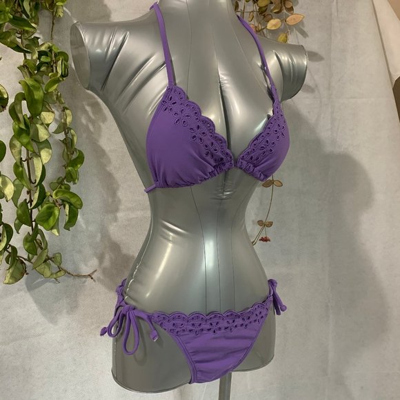 🌀 Old Navy Lilac String Bikini - Picture 3 of 8